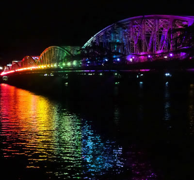 Hue Rainbow Bridge (c) 2015 by John C. Goss